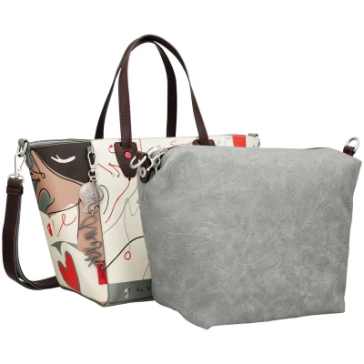 Afbeelding van Anekke Schoudertas Alma Ole Shopper Multicolor Veelkleurig