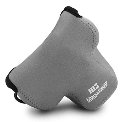 Afbeelding van MegaGear MG1037 Canon Eos M50, M5 (15 45) Ultralichte Cameratas van Neopreen, Grijs