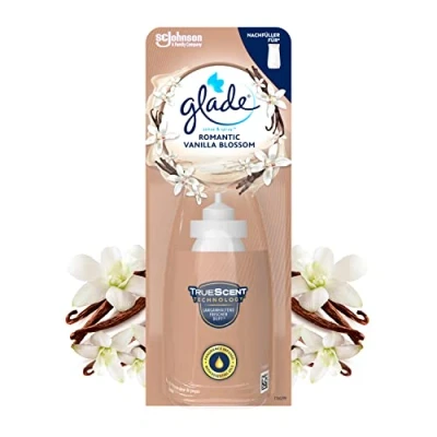 Afbeelding van Glade by Brise spray luchtverfrisser met bewegingssensor, coole geurverspreider voor thuis, rode bessen, gevoel en navulling inbegrepen (18 ml)