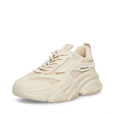 Afbeelding van Steve Madden Vrouwen bezit Sneaker, Bot, 5.5 UK, Beenderen, 38 EU