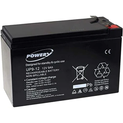 Afbeelding van akku net Lood Gel Accu voor USV APC Back UPS ES 700 9Ah 12V, Lead Acid
