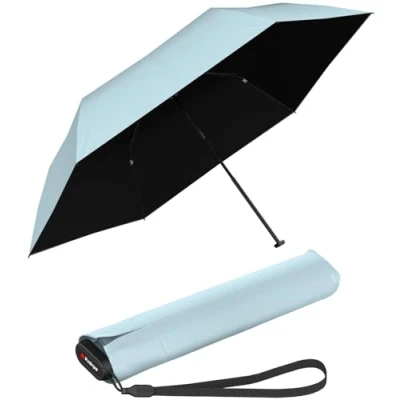 Afbeelding van Knirps Zakparaplu US.050 Ultra Light Slim Manual met UV en hittebescherming Ice