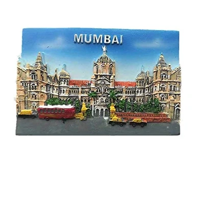Afbeelding van 3D Mumbai India koelkast magneet, Huis &amp; keuken decoratie magnetische sticker magneet toeristische souvenir gift