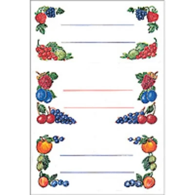 Afbeelding van Etiket HERMA 3784 keuken fruit Blister a 4 vel 10 stuks