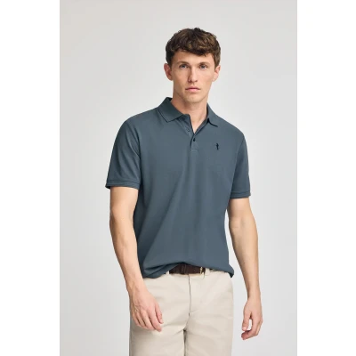 Afbeelding van Polo Club Regular FIT Poloshirt, Heren, Maat: XXL, Denim blue