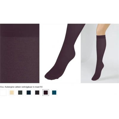 Afbeelding van Reiskousen, Travelkousen, Compressana Twist, Unisex, aubergine, maat 40 42 (III)