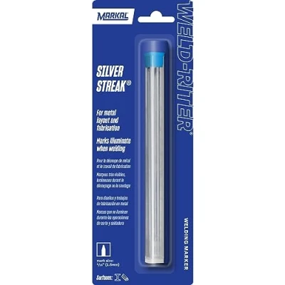 Afbeelding van MARKAL 96007 6 Silver Streak Marker Leads Rond Zilver