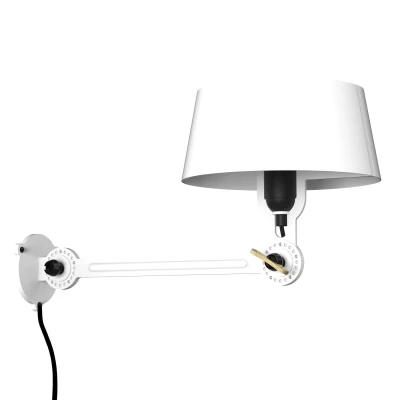 Afbeelding van Tonone Bolt Underfit wandlamp met stekker Pure White