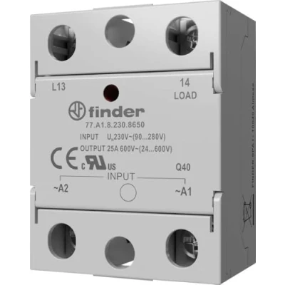 Afbeelding van Finder Halfgeleiderrelais 77A182308650 25 A Schakelspanning (max.): 660 V/AC Schakelend bij overbelasting 1 stuk(s)