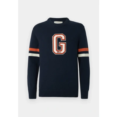 Afbeelding van GANT Graphic Badge Trui, Heren, Maat: 4XL, Evening blue