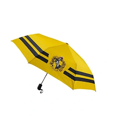 Afbeelding van Harry Potter Paraplu Hufflepuff Logo Geel