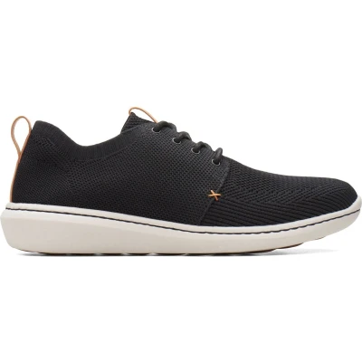 Afbeelding van Clarks Step Urban Mix heren sneaker zwart maat 44 (EU) 9.5 (UK)