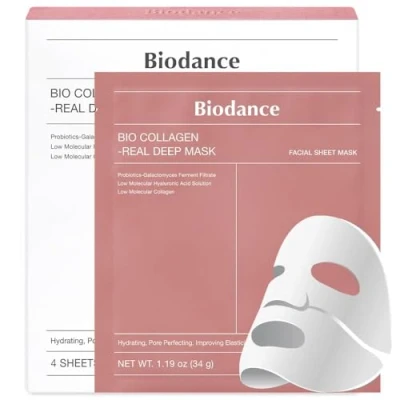 Afbeelding van [Original] BIODANCE Bio Collagen Real Deep Mask 4 stuks (34g 1x4ea)