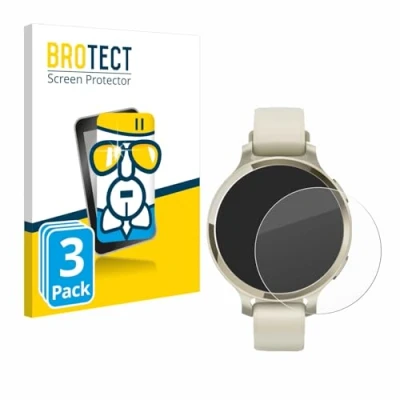 Afbeelding van BROTECT Glas Screen Protector voor Garmin Lily 2 Active (3 Stuks) Schermbeschermer [9H Hardheid, Beschermglas Folie niet Gehard Glas]