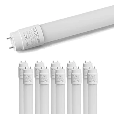 Afbeelding van ZONE led Set buizen 150 cm, neutraal wit (4000 K), 3000 lumen, T8, G13 24W (vervangt 58W), inclusief starter, tube, fluorescentielamp, neonbuislamp, 10 stuks