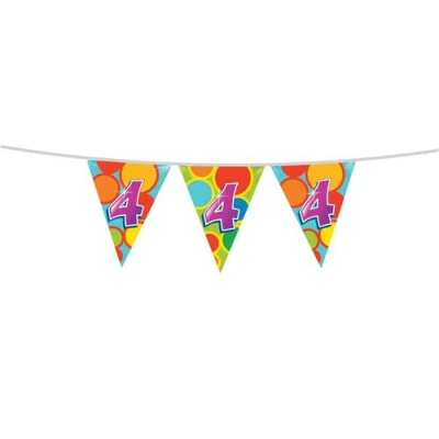 Afbeelding van Vlaggenlijn 4 jaar Party 6 meter