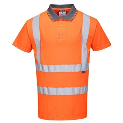 Afbeelding van Hi Vis Korte Mouw Polo RIS maat 3 XL, Orange