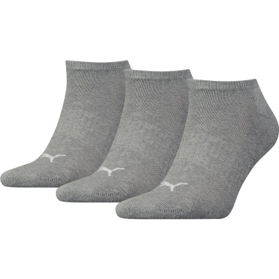 Afbeelding van Puma 3 Paar Sneaker sokken met zachte badstof zool 42 Grijs
