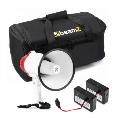 Afbeelding van Vonyx MEG025 complete megafoon set met draagtas en 2x lithium ion