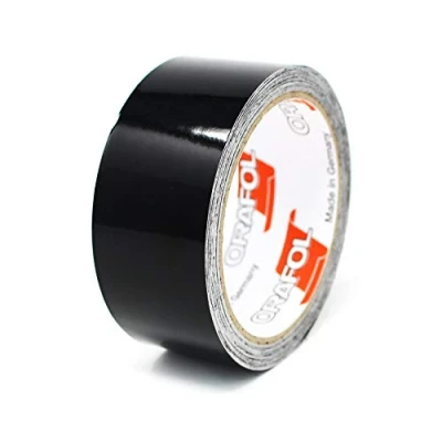 Afbeelding van 10 Meter sierstrips Auto Motorfiets Boot Model exterieur maken kleur selectie Finest Folia Decoratieve Strips Side Zelfklevende Waterdichte (40mm breedte, Zwart glans)