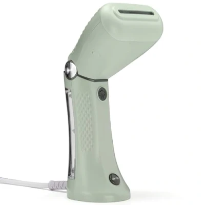 Afbeelding van Conair Extreme Steam Handheld Kledingstomer GSC24E, met een afneembare watertank van 90ml, snelle opwarmtijd 35 seconden, Lichtgewicht Reis Kledingstomer, Wereldwijd Gebruik Mintgroen