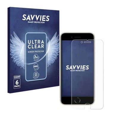 Afbeelding van Savvies (6 Stuks) Schermbeschermer voor Apple iPhone SE 3 2022 Screen Protector Ultra Transparant