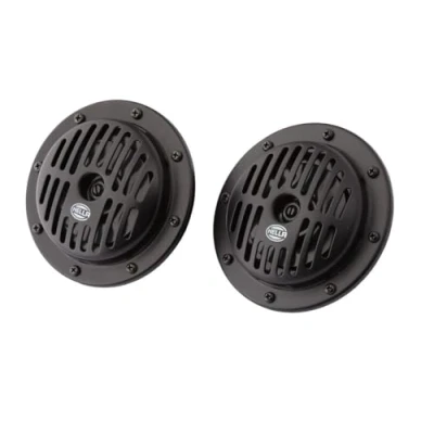 Afbeelding van HELLA VALUEFIT Claxon HEAVY DUTY HORN DL50 SET 12V 114dB(A) Frequentiebereik: 310/380Hz Lage toon/Hoge toon Electrisch ECE Behuizingskleur: Zwart 3CB 004 811 042