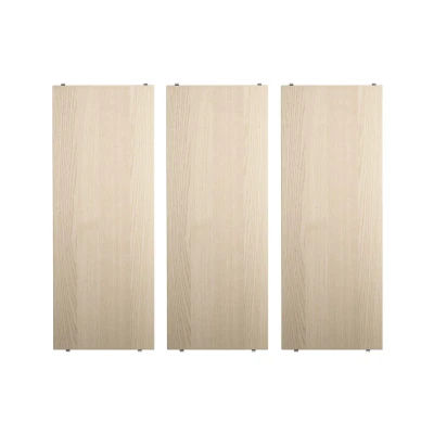 Afbeelding van String plank essenhout, 78x30 cm, 3 pack