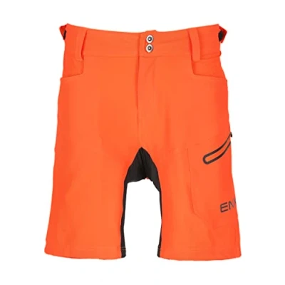 Afbeelding van Endurance Jamal M 2 IN 1 Radsport BIKE Fahrrad Outdoorshorts, Heren, Maat: Small, Flame
