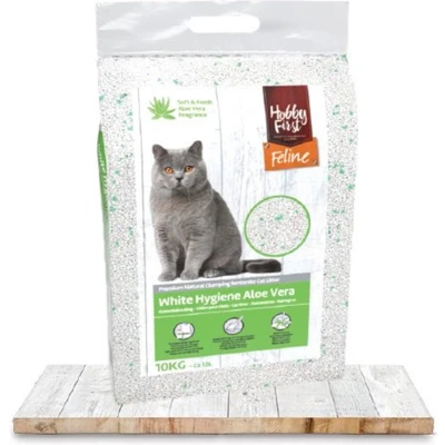 Afbeelding van Hobby First Feline White Hygiëne Aloe Vera 12 ltr