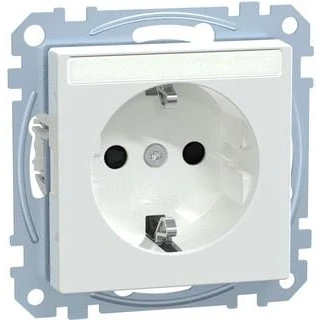 Afbeelding van Merten MEG2302 0325 Wandcontactdoos System M Wit