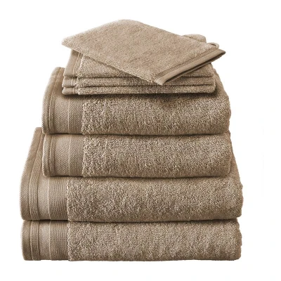 Afbeelding van Washandje De Witte Lietaer Contessa Taupe (set van 6)