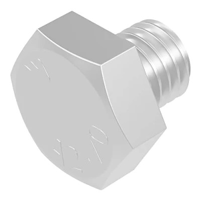 Afbeelding van SECCARO zeskantschroef M8 x 10 mm, roestvast staal V2A VA A2, DIN 933 / ISO 4017, buitenzeskant, 20 stuks