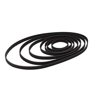 Afbeelding van 2 stuks GT2 gesloten tandriem, 6 mm brede tandriem met rubberen lus; 110, 112, 158, 200, 280, 300, 400, 752, 852 en voor breedte (112 mm)