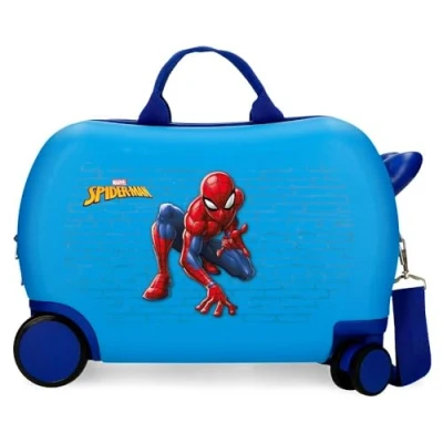 Afbeelding van Spiderman Rolling Suitcase 4 Wheels Blue