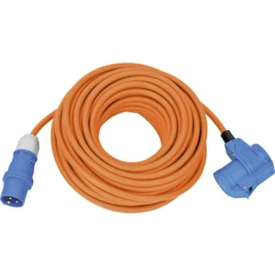 Afbeelding van CEE verlengkabel Brennenstuhl 25 meter (16A, 230V, 3x2.5mm², IP44 ,CEE hoekkoppeling)