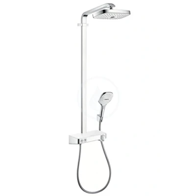 Afbeelding van Hansgrohe Croma 100 1jet Handdouche Mer Porter S Badset 125 Cm. Chroom