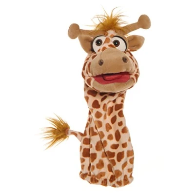 Afbeelding van Living Puppets Kletsworm Giraffe handpop