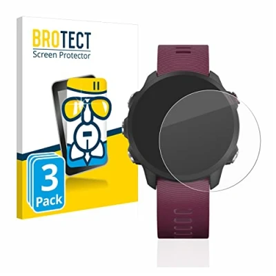 Afbeelding van BROTECT Screenprotector voor Garmin Forerunner 245 / Music 45 Folie Beschermfolie Beschermglas transparant (3 Stuks)