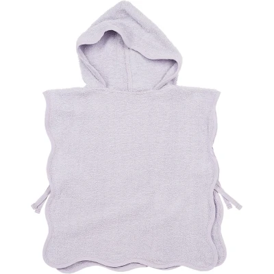 Afbeelding van Meyco Baby Wavy badponcho badstof soft lavender 1 3 jaar