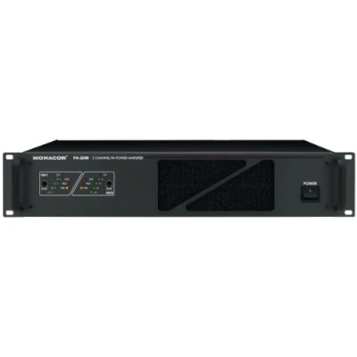 Afbeelding van Monacor PA 2240 25V/44V/70V/100V versterker 480W