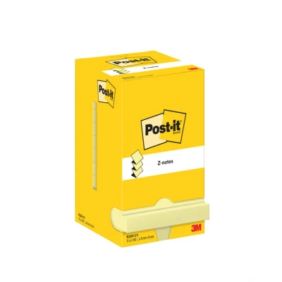 Afbeelding van Memoblok 3M Post it Z Note R330 76x76mm geel