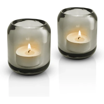 Afbeelding van Eva Solo Light Acorn Theelichthouder Stone (Set van 2)