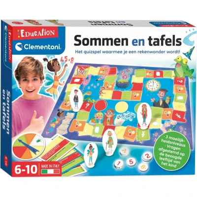Afbeelding van Clementoni Leerspel Sommen En Tafels