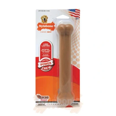 Afbeelding van Nylabone Dura Chew Voor Harde Bijters Baconsmaak TOT 23 KG (103025)