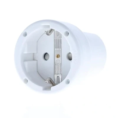 Afbeelding van AS Schwabe 62224 Koppeling met randaarde PVC 230 V Wit