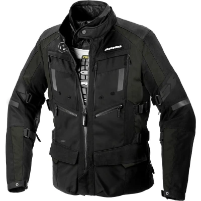Afbeelding van Spidi 4 Season Evo H2Out Motorfiets textiel jas, zwart groen, afmeting M voor man