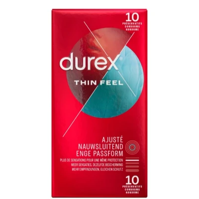 Afbeelding van 2x Durex Condooms Thin Feel Close Fit 10 stuks