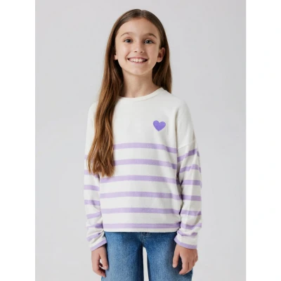 Afbeelding van Name it Nkfline Trui voor kinderen, Maat: 122/128, Purple rose/cloud dancer