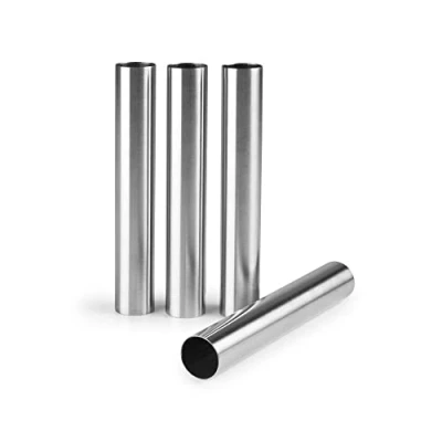 Afbeelding van ibili Set 4 Cream Roll Mould, roestvrij staal, Metallic, 25 x 13 2 cm